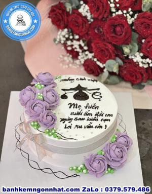 Combo Bánh Kem Và Hoa Tươi 66